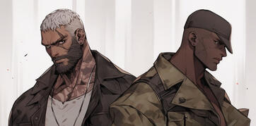© blue.crow marcus and isaiah roach | ♂ | survivalists